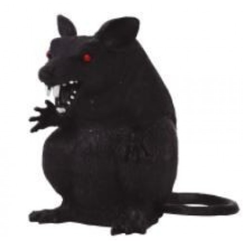 RATA NEGRA SENTADA 18CM