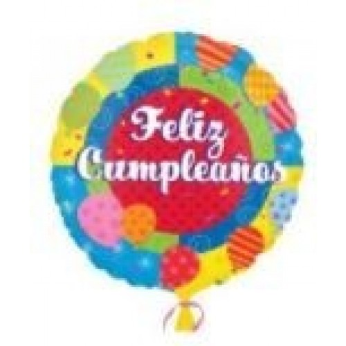 E$ GLOBO MINI FELIZ CUMPLEAÑOS
