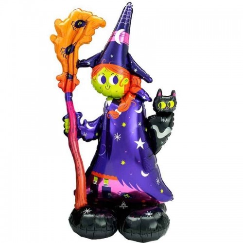 GLOBO 55" FOIL AIRLOONZ BRUJA HALLOWEEN