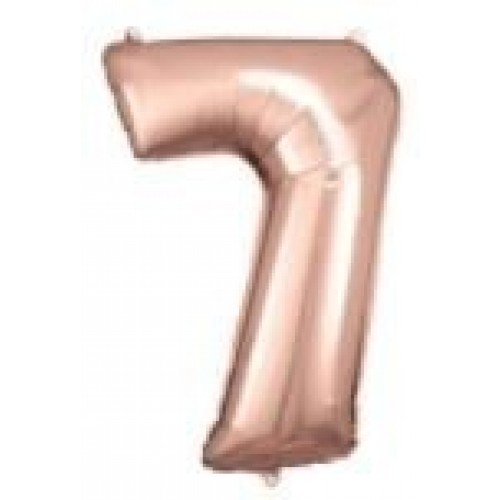   GLOBO 33" FOIL FORMA N7 ROSA ORO