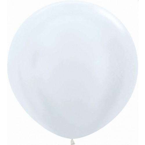 $E GLOBO JUMBO R36 SATIN BLANCO 91,5CM