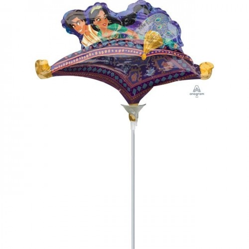 $D GLOBO 9" FOIL FORMA ALADIN  JASMIN