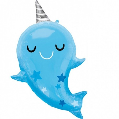GLOBO 30" FOIL FORMA BABY BALLENA UNICOR