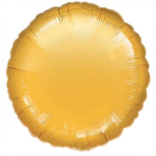   GLOBO 28" FOIL REDONDO ORO