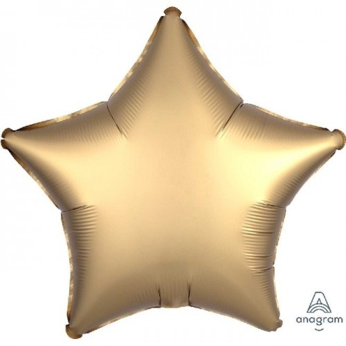   GLOBO 19" FOIL ESTRELLA CHROME ORO