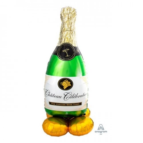 GLOBO 55" FOIL AIRLOONZ BOTELLA CHAMPA