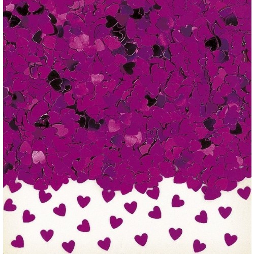   CONFETI CORAZON ROJO 14GR