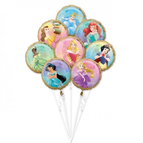  CENTRO 8 GLOBO FOIL PRINCESA DISN