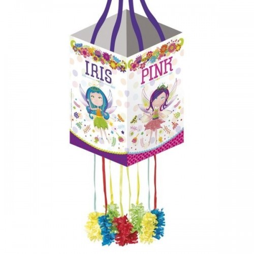 PIÑATA CUADRADA PEQUEÑA HADAS 20X36CM