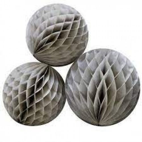   FAROLES REDONDOS PLATA 20/26/30CM