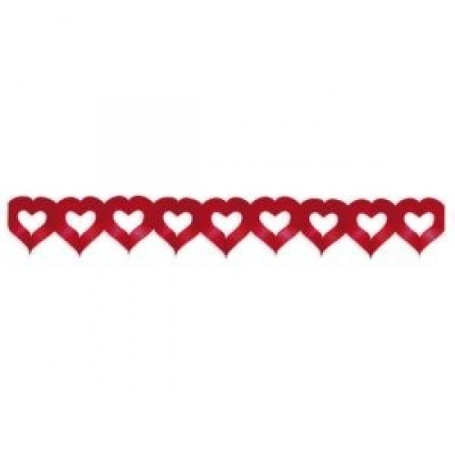   GUIRNALDA CORAZON ROJO 3MT