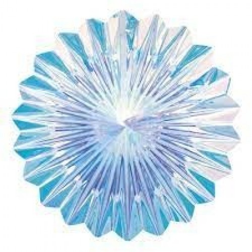 ABANICO PAPEL IRISDICENTE 30CM