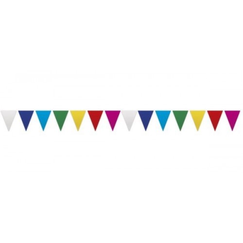  BANDERIN TRIANGULAR MULTICOLOR 25MT