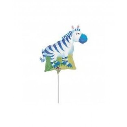 GLOBO 9" PALO FORMA ZEBRA