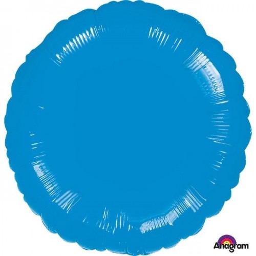   GLOBO 18" FOIL REDONDO AZUL