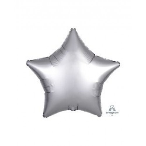  GLOBO 19" FOIL FO ESTRELLA PLATA SA
