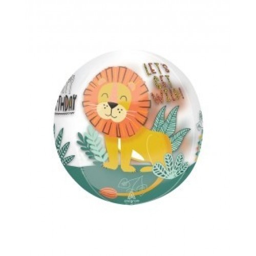 GLOBO 16" FOIL RND ORBZ LEON BIRTHDAY