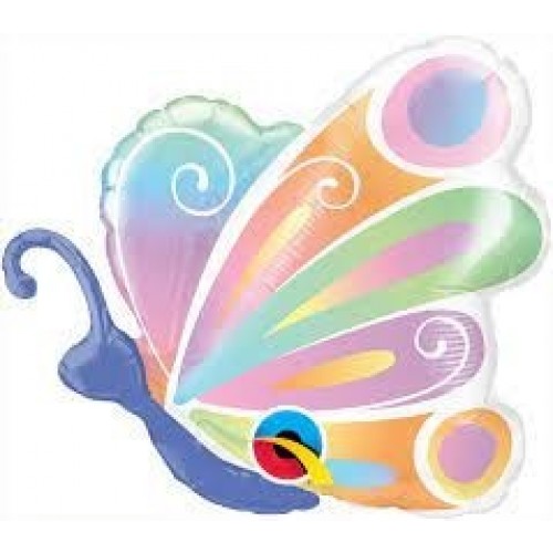 GLOBO 14" PALO FOIL FORMA MARIPOSA
