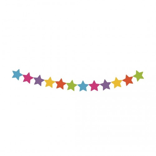 GUIRNALDA ESTRELLAS COLORES 3,6MT