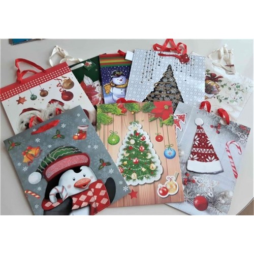 BOLSA NAVIDAD MOD SURT 42X31CM  