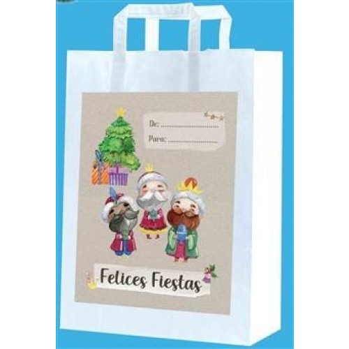 BOLSA PAPEL REYES MAGOS 32X37CM