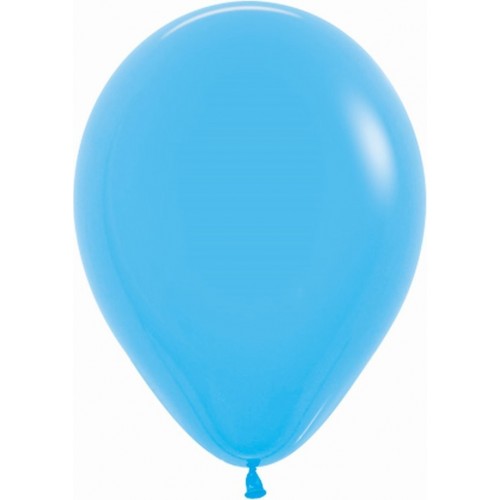   100 GLOBOS R5" LATEX SOLIDO AZUL