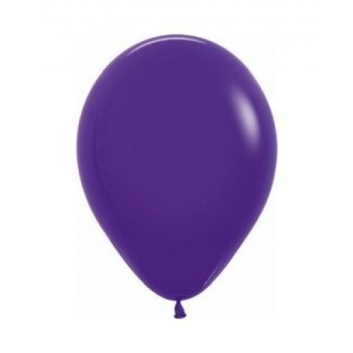  100 GLOBOS R5" LATEX SOLIDO VIOLETA