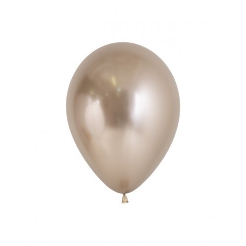   50 GLOBOS R12" LATEX REFLEX CHAMPA