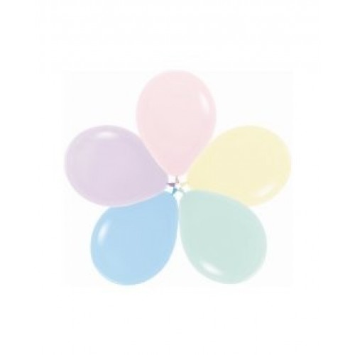  50 GLOBOS R12" LATEX PASTEL COL SUR