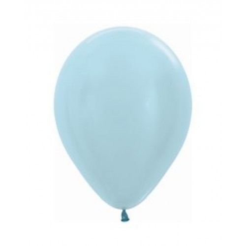   50 GLOBOS R12" LATEX SATIN AZUL