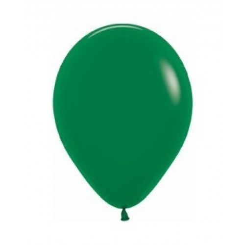  50 GLOBOS R12" LATEX SOLIDO VERDE