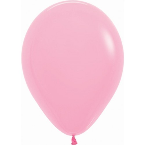   50 GLOBOS R12" LATEX SOLIDO ROSA