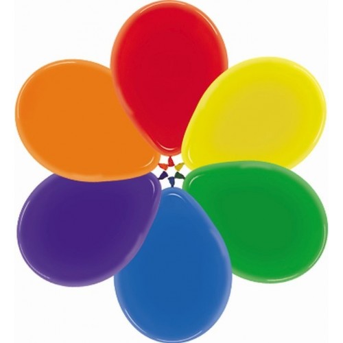  50 GLOBOS R12" LATEX SOLIDO TROPIC