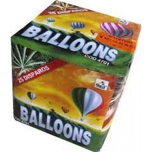 BATERIA BALLOONS 25 DISPAROS