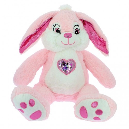 PELUCHE CONEJITA PINK CORAZON 38CM