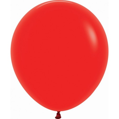   6 GLOBOS 18" LATEX FASHION ROJ 45CM