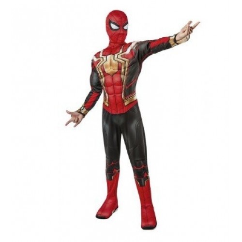 L DISFRAZ 5A7AÑOS IRON SPIDER 3 DELUX