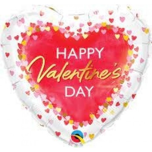 GLOBO 18" FOIL FORMA CORAZON VALENTIN