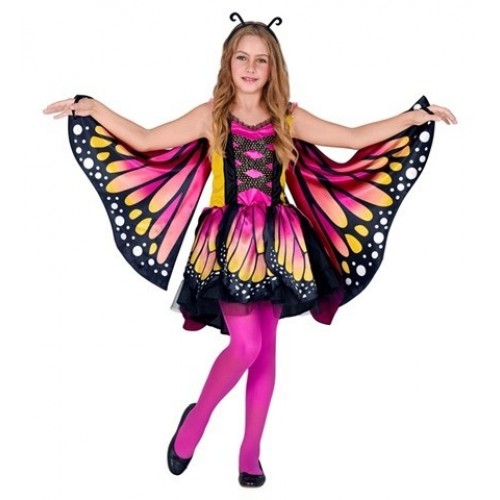 DISFRAZ 4A5AÑOS MARIPOSA FUCSIA