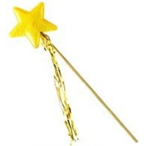   VARITA MAGICA ESTRELLA ORO C/FLECO