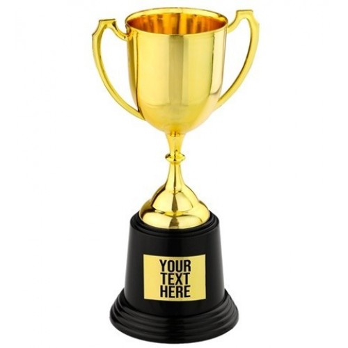 TROFEO 22CM ETIQUETA ADHESIVA PERSONALIZ