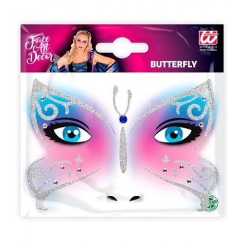 JOYAS FACIALES ADHESIVAS MARIPOSA