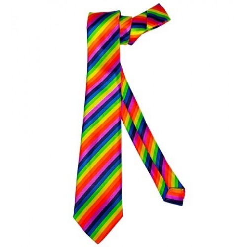 CORBATA ADULTO ARCOIRIS