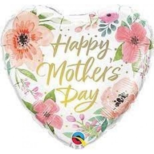 GLOBO 18" FOIL FORMA CORAZON MOTHER DAY