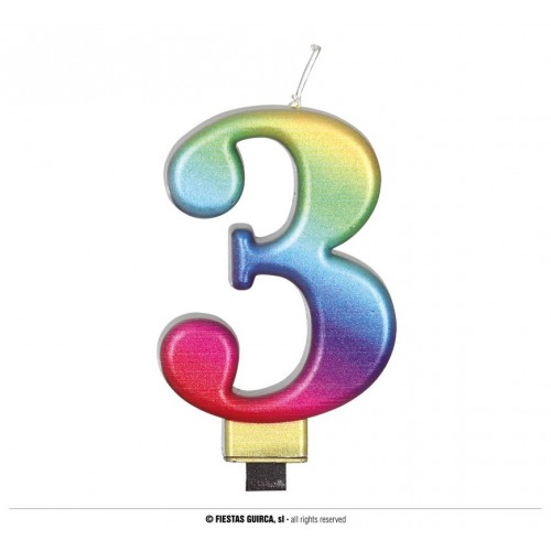 VELA N3 METAL MULTICOLOR 8CM