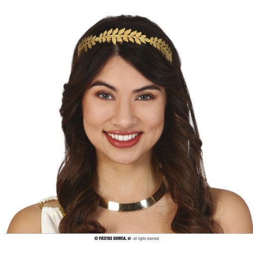   DIADEMA ROMANA METAL ORO
