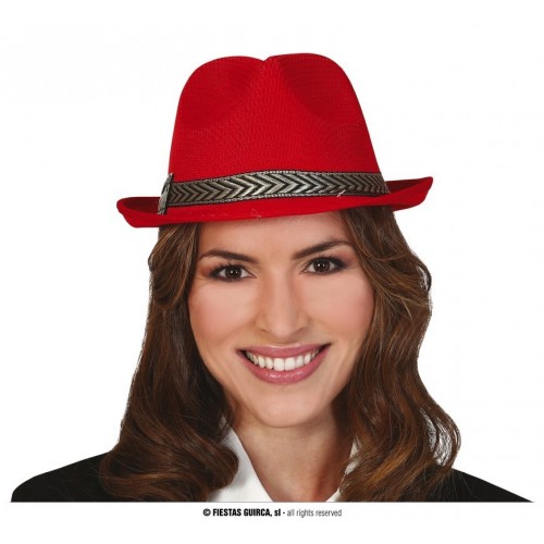 SOMBRERO GANGSTER ROJO