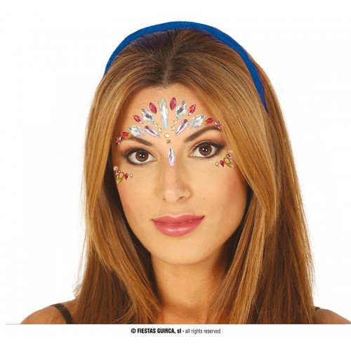 JOYAS FACIALES ADHESIVAS CON ESTRELLAS