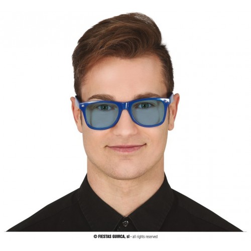    GAFAS AZUL CON CRISTAL AZUL