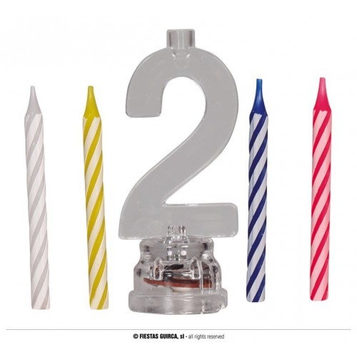 PORTAVELAS LED N2 C/4VELAS 13CM